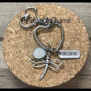 Dragonfly Purse Charm / Keychain
